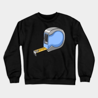 Tape Measure Construction Electrician Carpenter Crewneck Sweatshirt